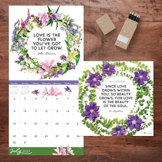 2023 Bloom Wall Calendar Wall Calendars Michaels